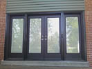 Garden Door and Sidelites with Mini Blinds