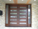 Modern Double Door with Multiple Door lites